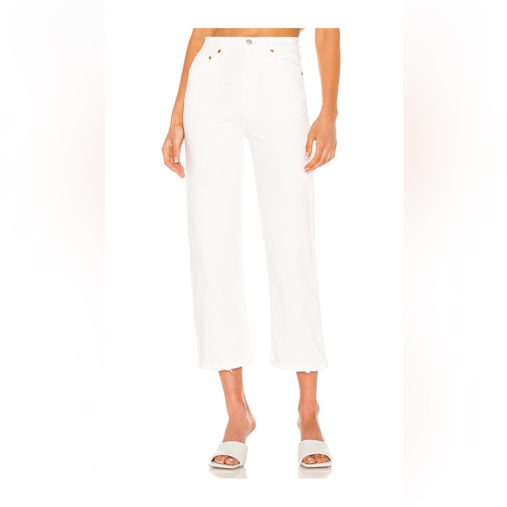 LEVIS White Denim Jeans wedgie straight size 28 NWT